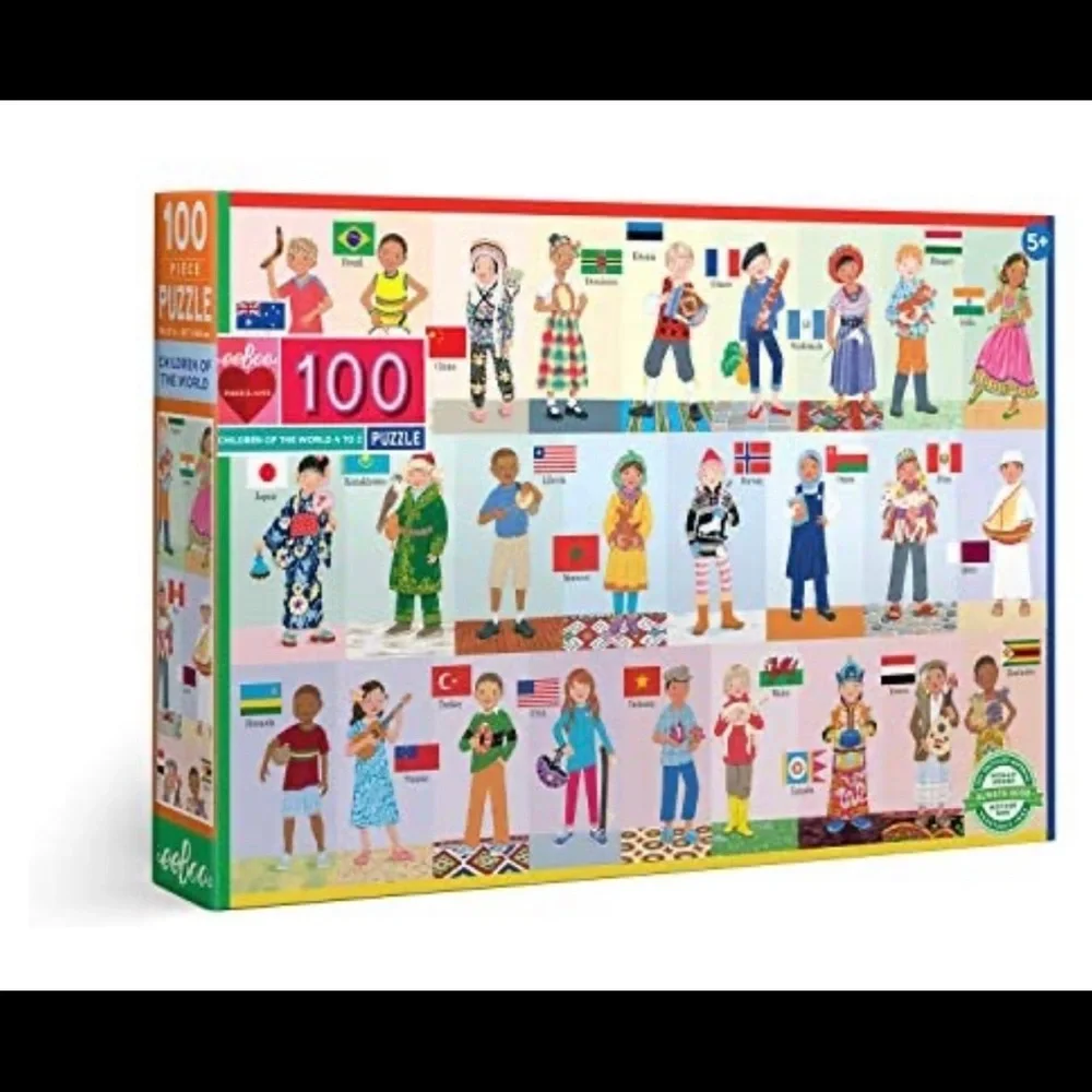 Children of the WORLD  100 piece puzzle. 5+age box never opened